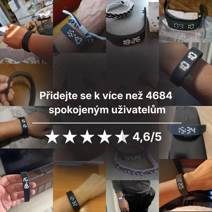 WakeVibe - budík náramek