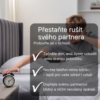 WakeVibe - budík náramek